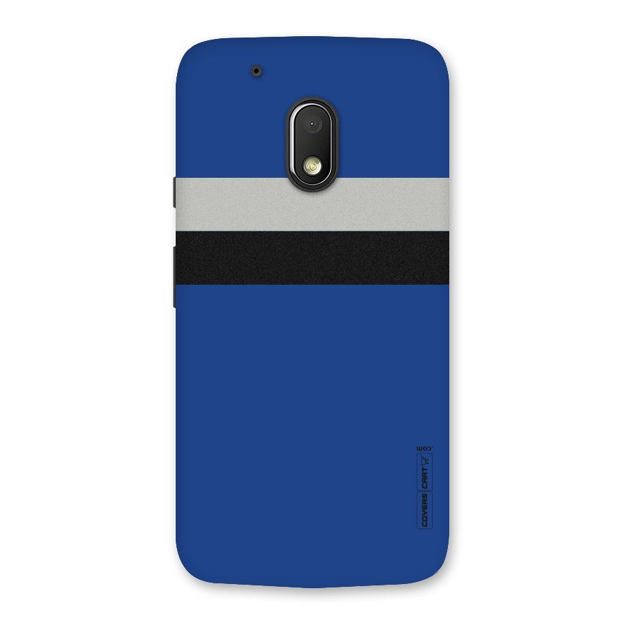 Grey Black Strips Back Case for Moto G4 Play
