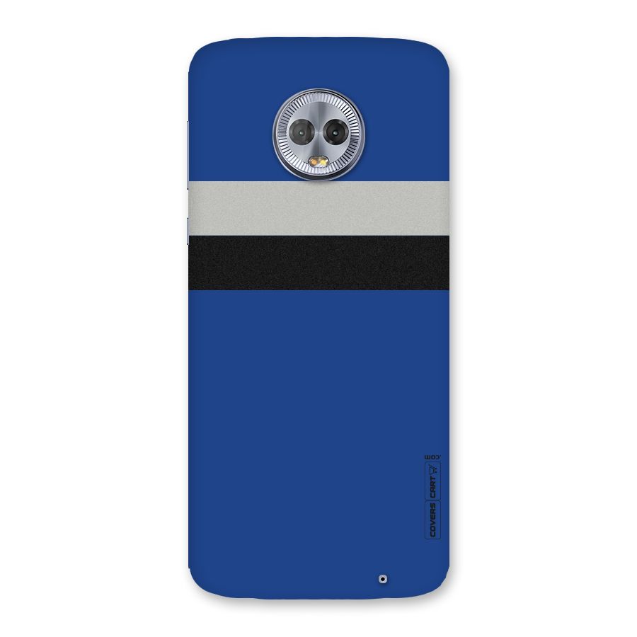 Grey Black Strips Back Case for Moto G6 Plus