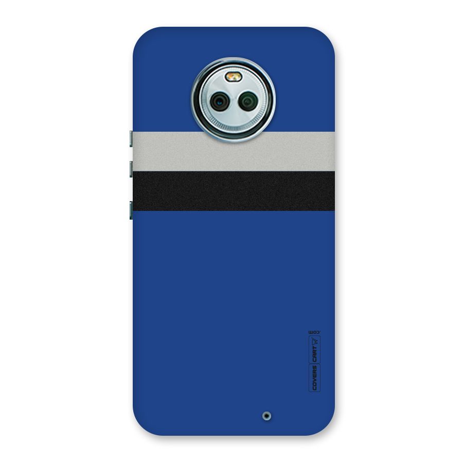 Grey Black Strips Back Case for Moto X4