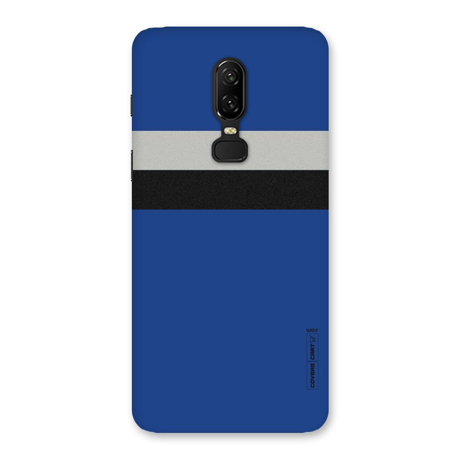 Grey Black Strips Back Case for OnePlus 6