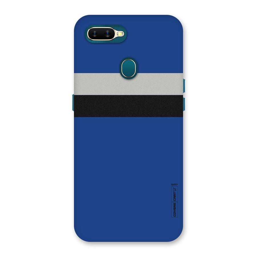 Grey Black Strips Back Case for Oppo A11k