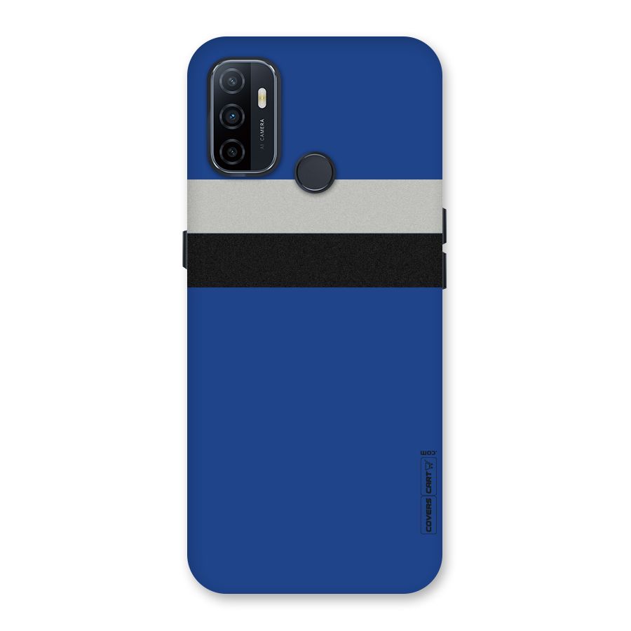 Grey Black Strips Back Case for Oppo A32