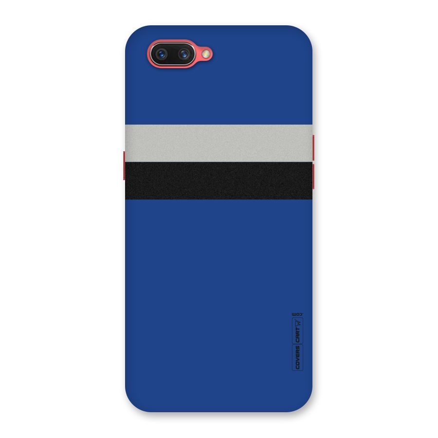 Grey Black Strips Back Case for Oppo A3s