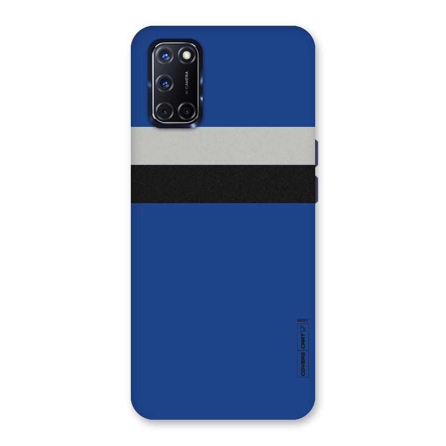 Grey Black Strips Back Case for Oppo A52