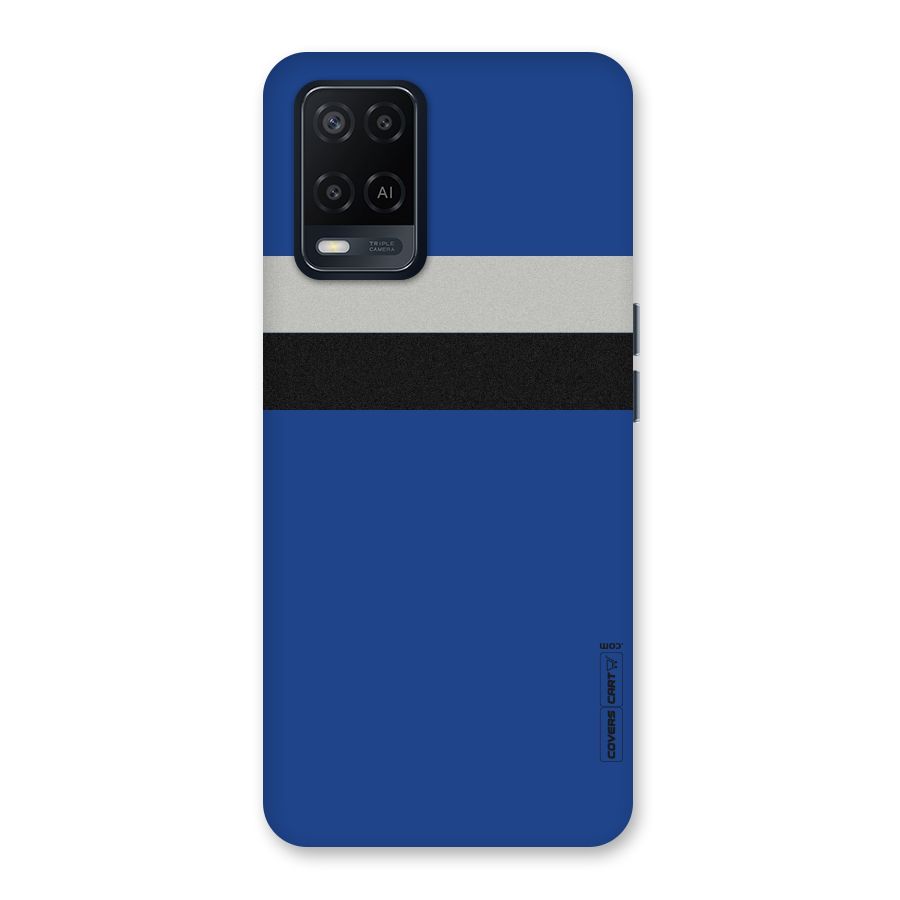 Grey Black Strips Back Case for Oppo A54