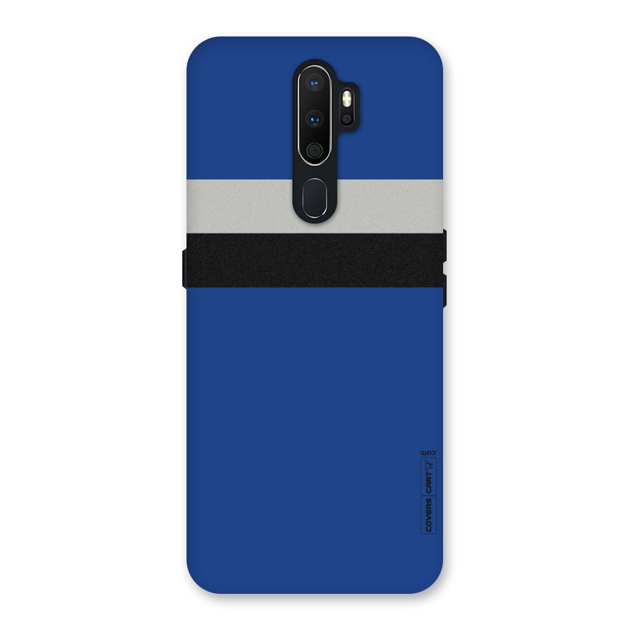 Grey Black Strips Back Case for Oppo A5 (2020)