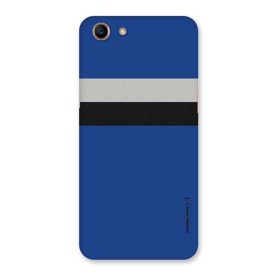Grey Black Strips Back Case for Oppo A83 (2018)