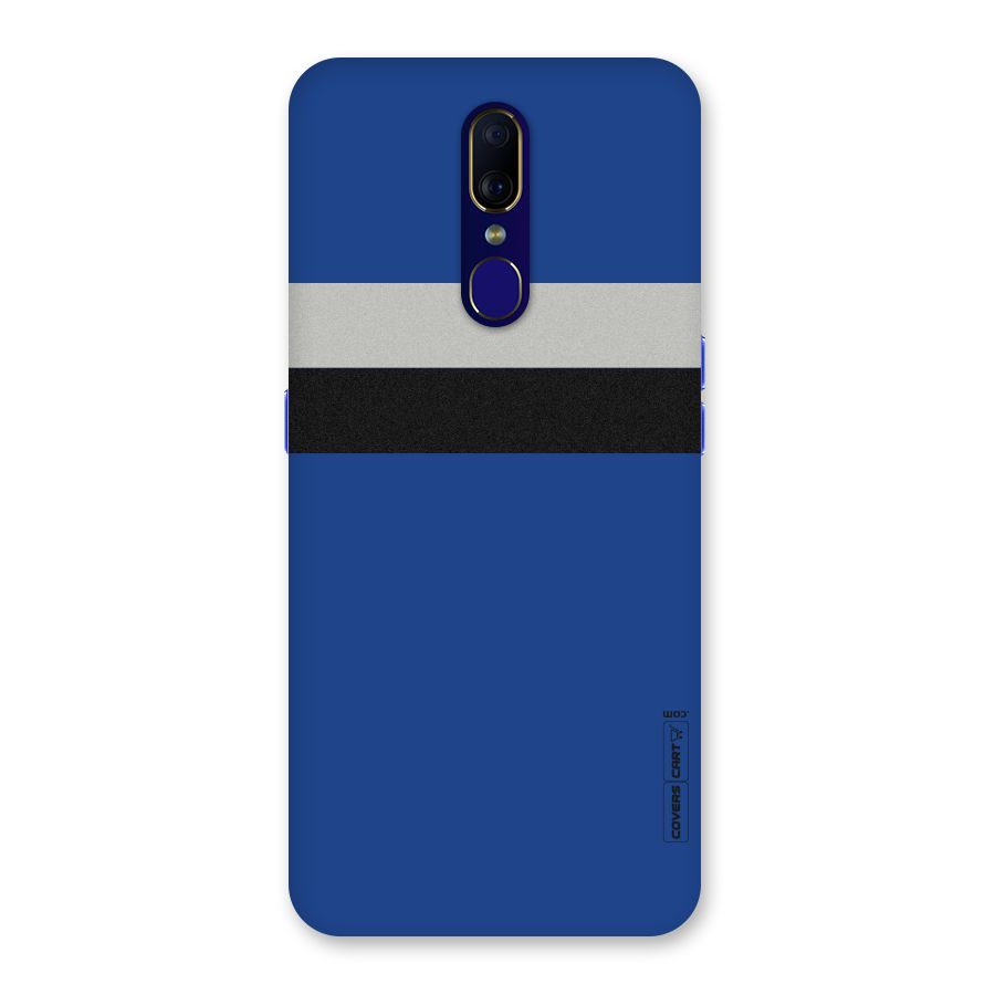 Grey Black Strips Back Case for Oppo A9