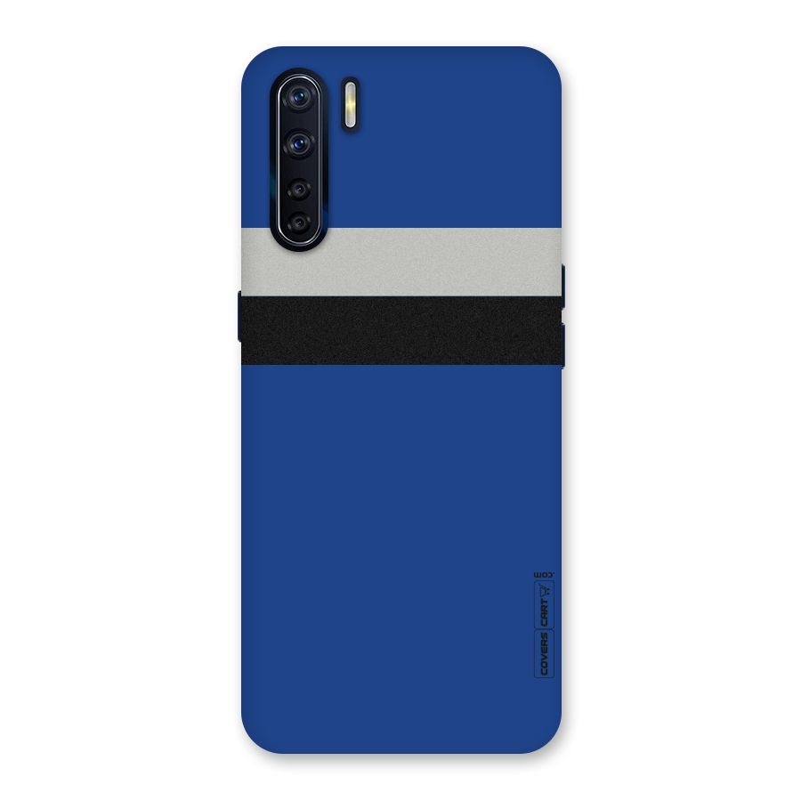 Grey Black Strips Back Case for Oppo F15