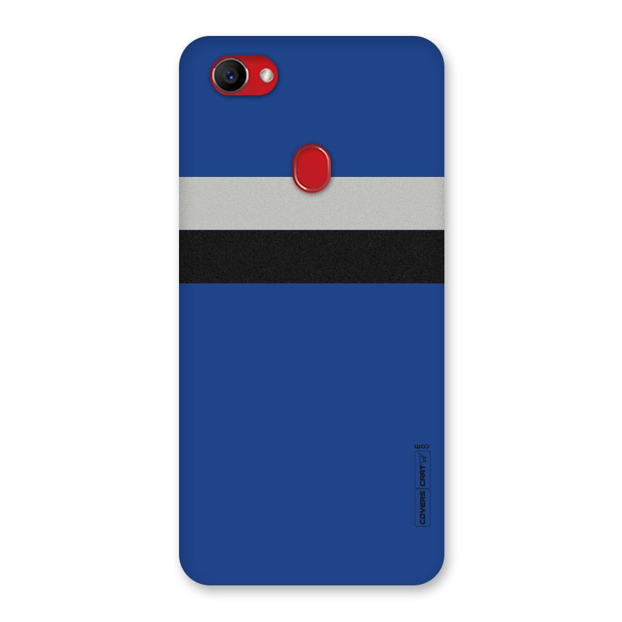 Grey Black Strips Back Case for Oppo F7
