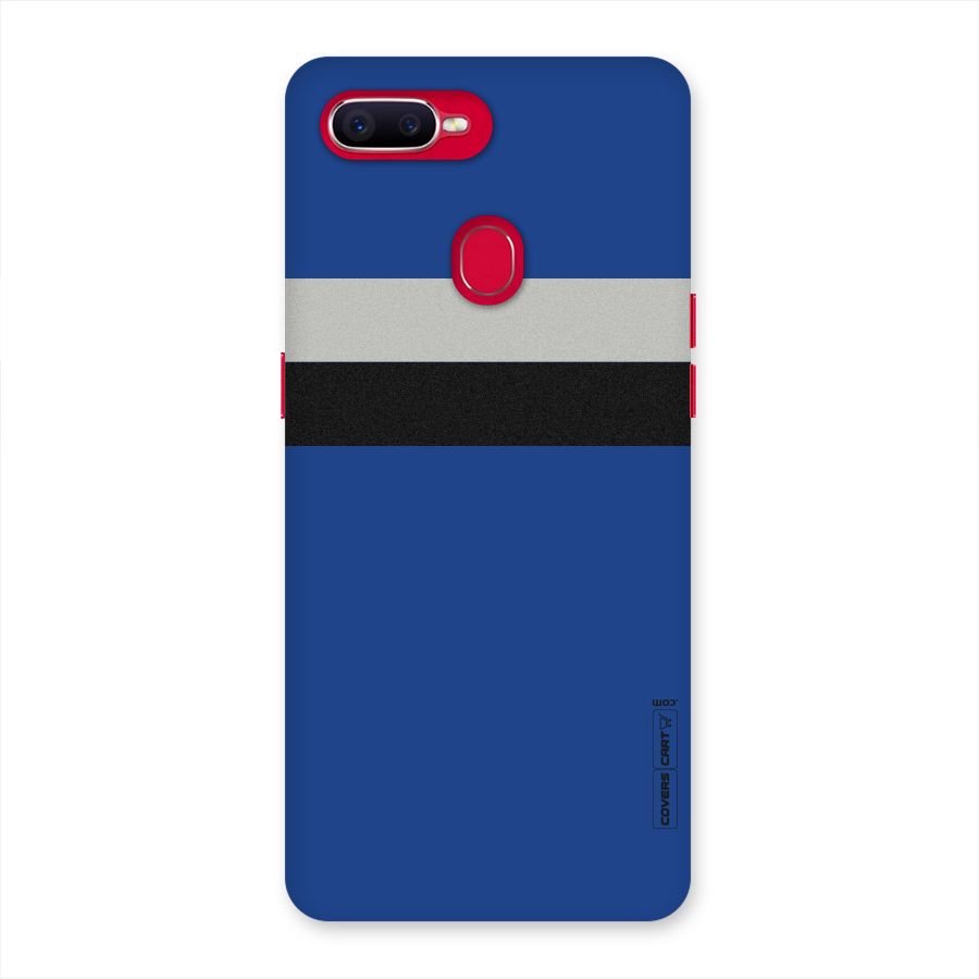 Grey Black Strips Back Case for Oppo F9 Pro