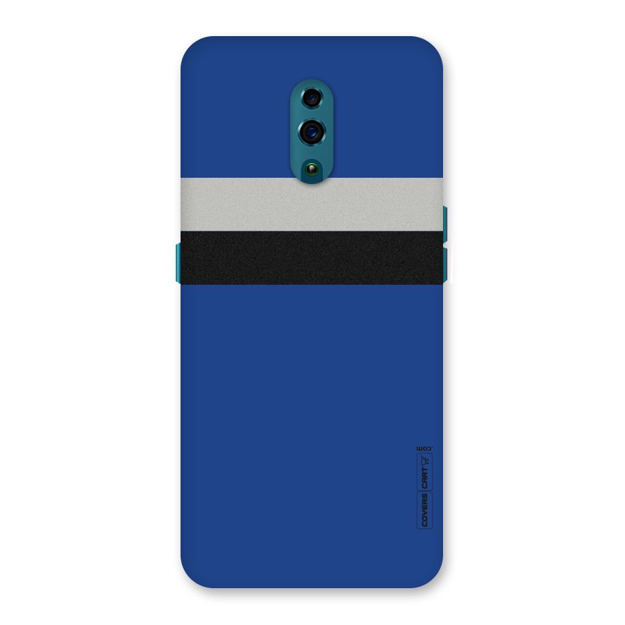 Grey Black Strips Back Case for Oppo Reno