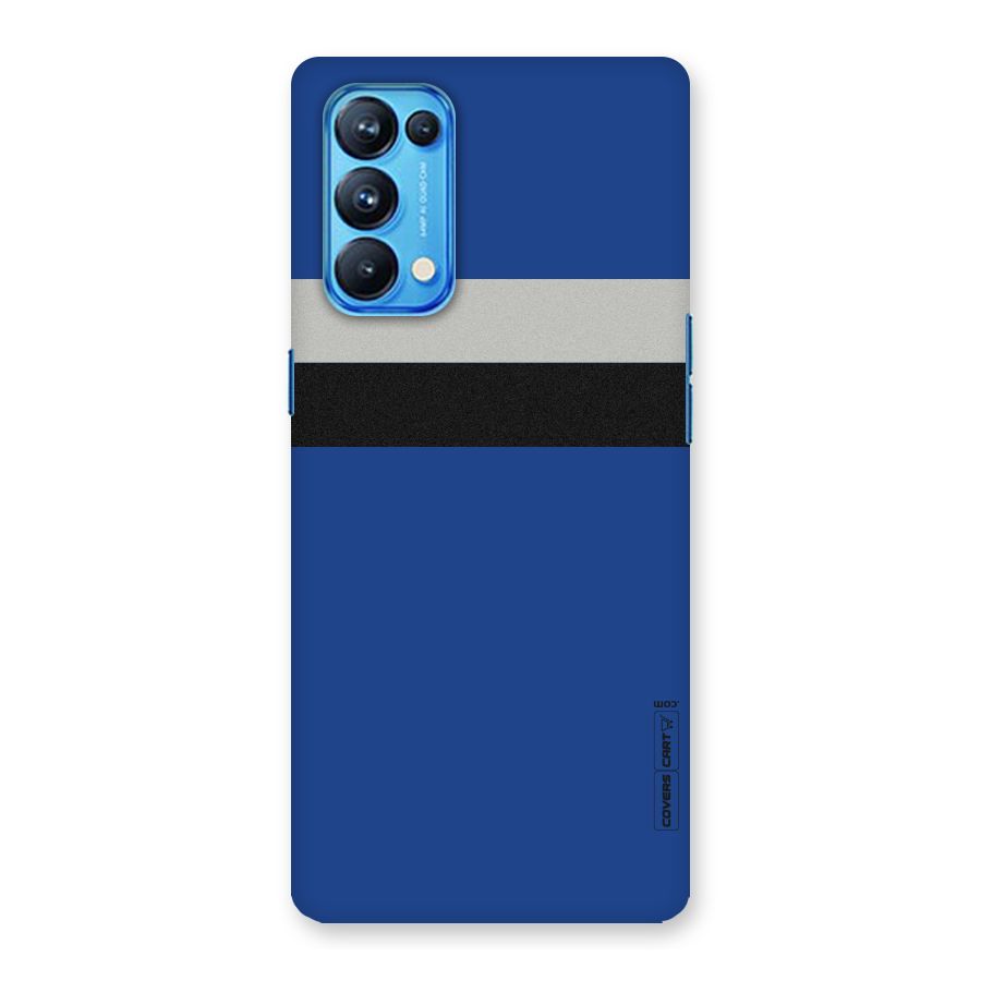 Grey Black Strips Back Case for Oppo Reno5 Pro 5G