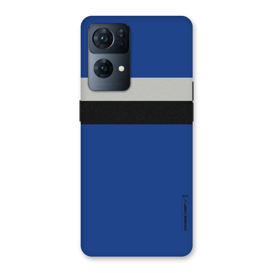 Grey Black Strips Back Case for Oppo Reno7 Pro 5G