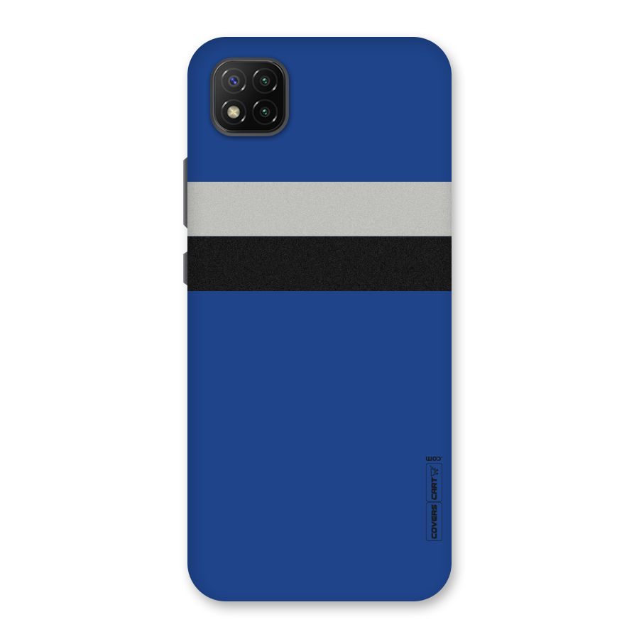 Grey Black Strips Back Case for Poco C3