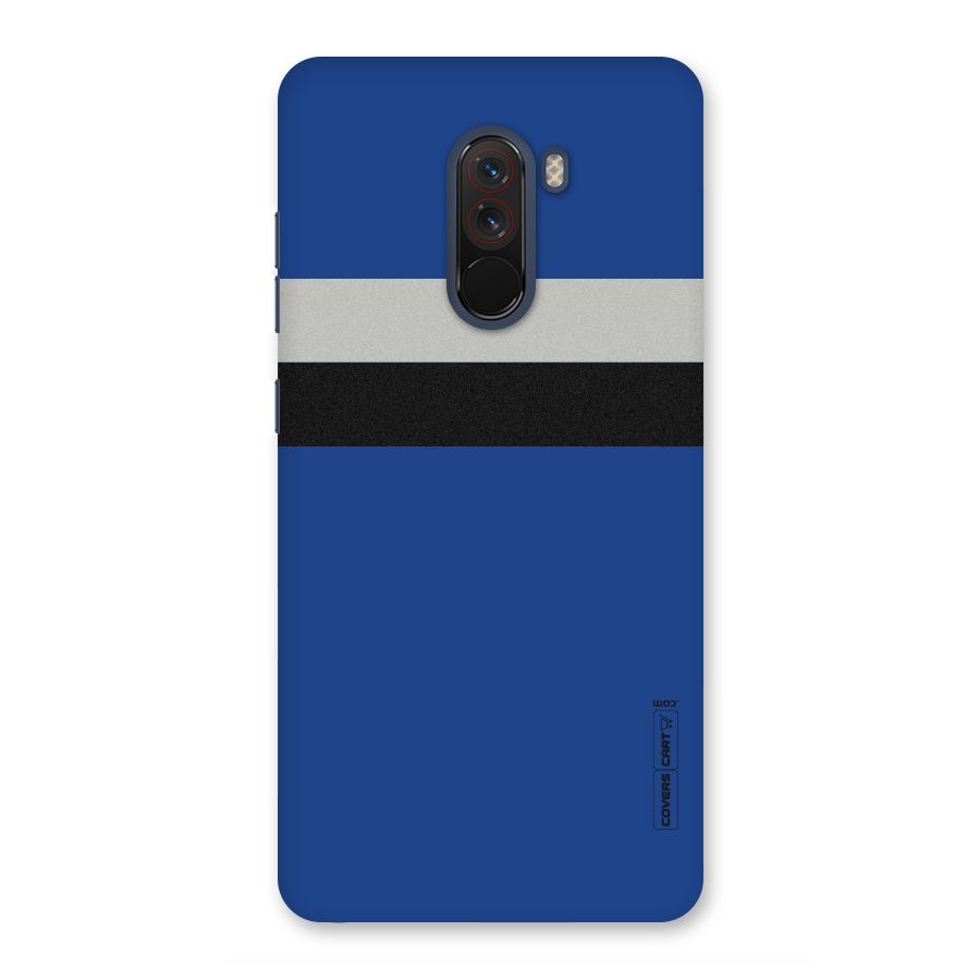 Grey Black Strips Back Case for Poco F1