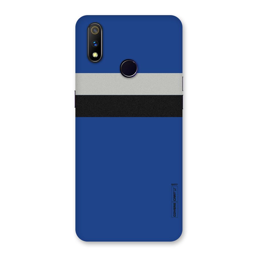 Grey Black Strips Back Case for Realme 3 Pro