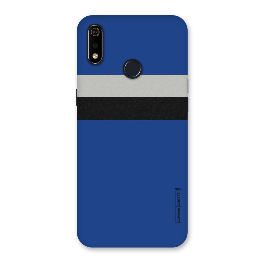 Grey Black Strips Back Case for Realme 3i