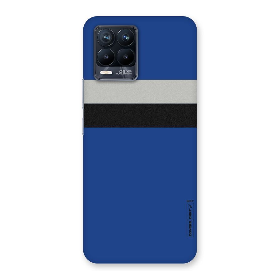 Grey Black Strips Back Case for Realme 8 Pro