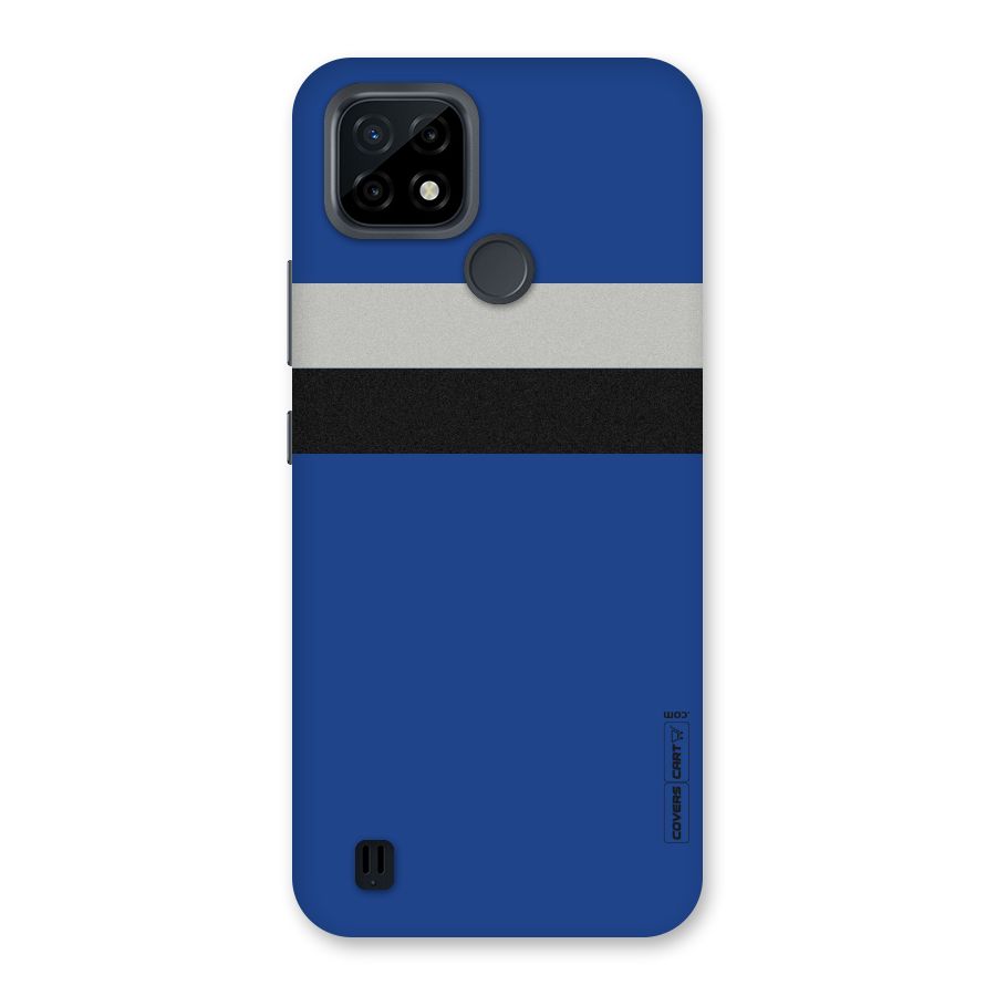 Grey Black Strips Back Case for Realme C21