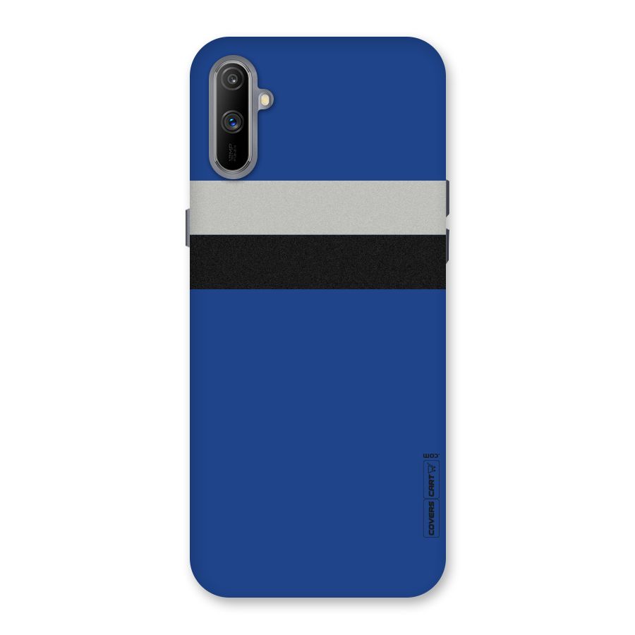 Grey Black Strips Back Case for Realme C3