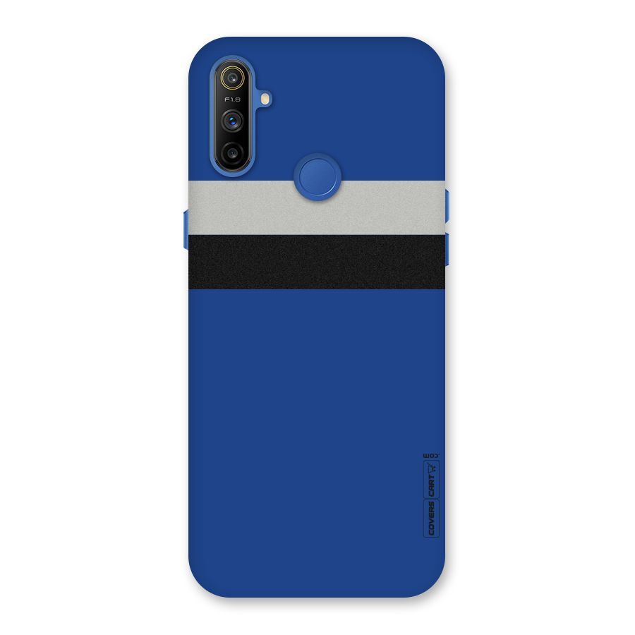 Grey Black Strips Back Case for Realme Narzo 10A