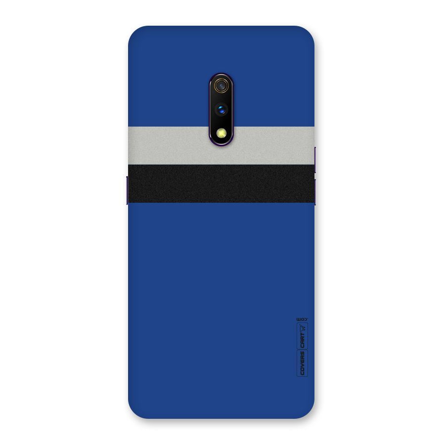 Grey Black Strips Back Case for Realme X