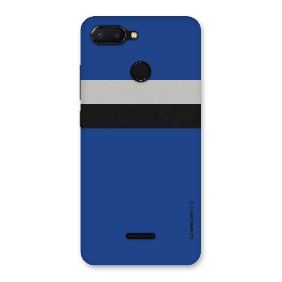 Grey Black Strips Back Case for Redmi 6