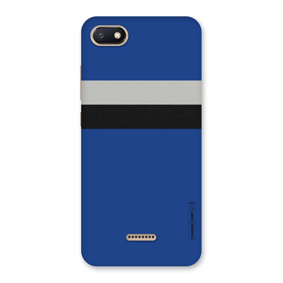 Grey Black Strips Back Case for Redmi 6A