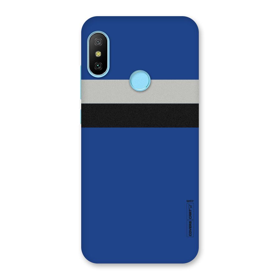 Grey Black Strips Back Case for Redmi 6 Pro