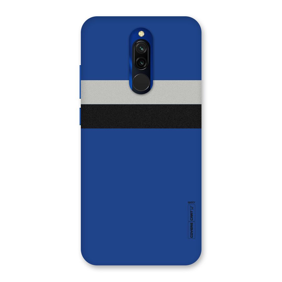 Grey Black Strips Back Case for Redmi 8