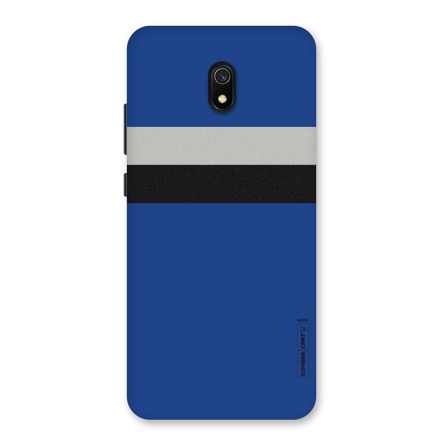 Grey Black Strips Back Case for Redmi 8A