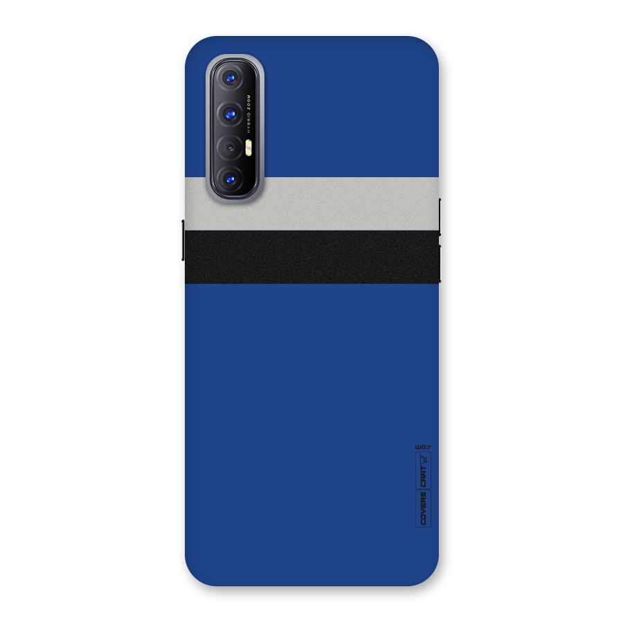 Grey Black Strips Back Case for Reno3 Pro