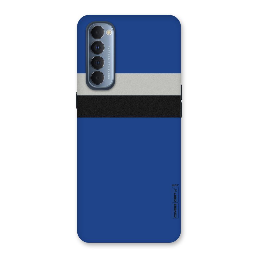 Grey Black Strips Back Case for Reno4 Pro