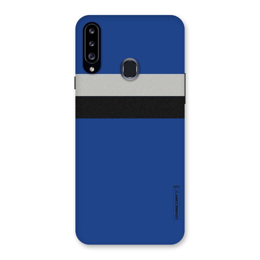 Grey Black Strips Back Case for Samsung Galaxy A20s