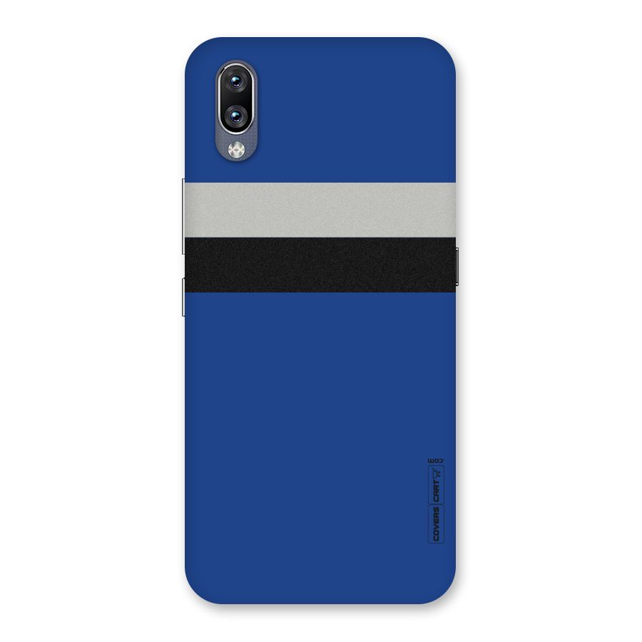 Grey Black Strips Back Case for Vivo NEX
