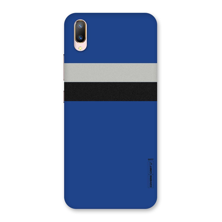 Grey Black Strips Back Case for Vivo V11 Pro