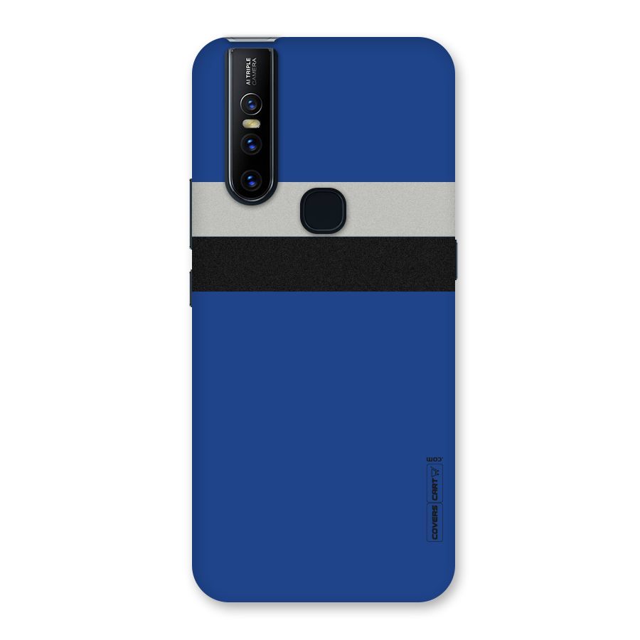 Grey Black Strips Back Case for Vivo V15