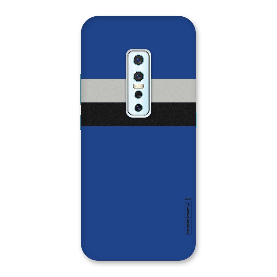 Grey Black Strips Back Case for Vivo V17 Pro