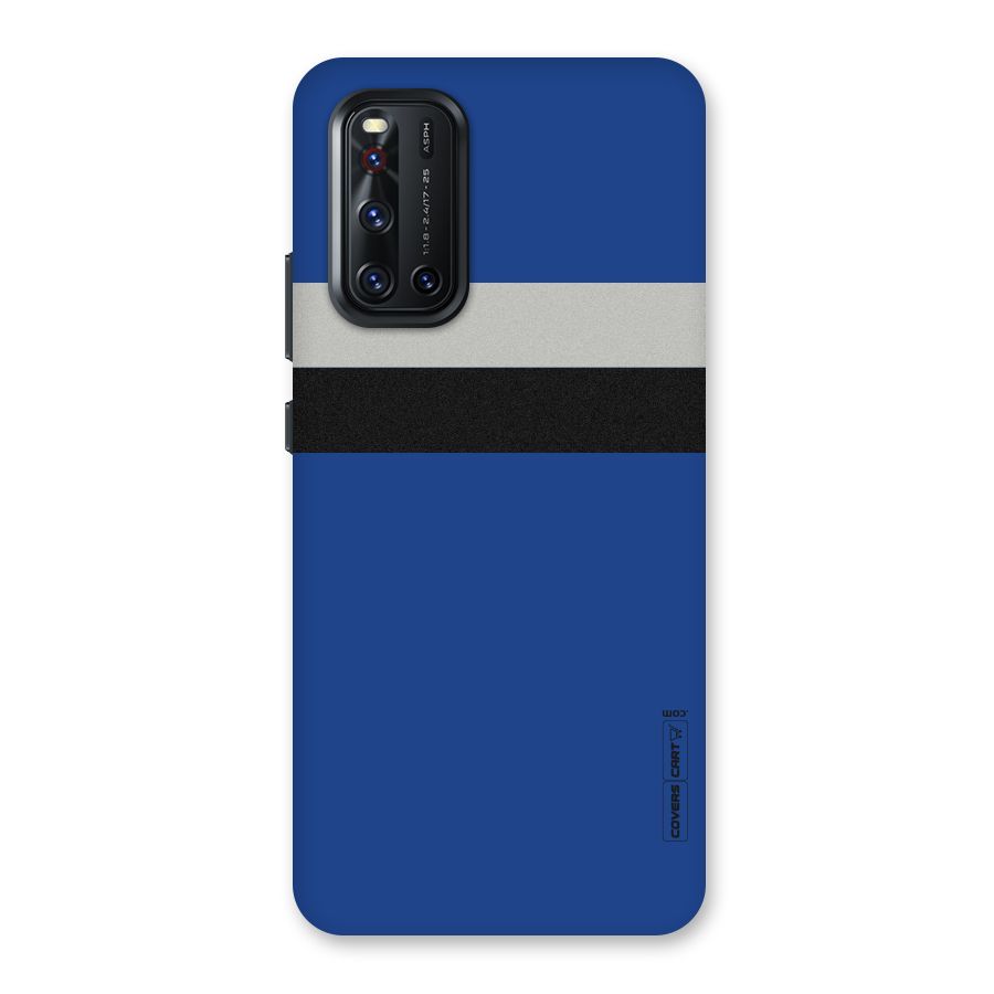 Grey Black Strips Back Case for Vivo V19