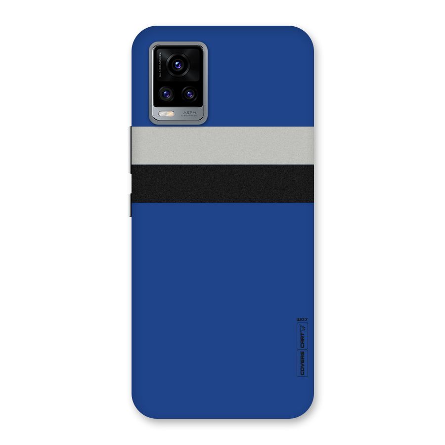 Grey Black Strips Back Case for Vivo V20