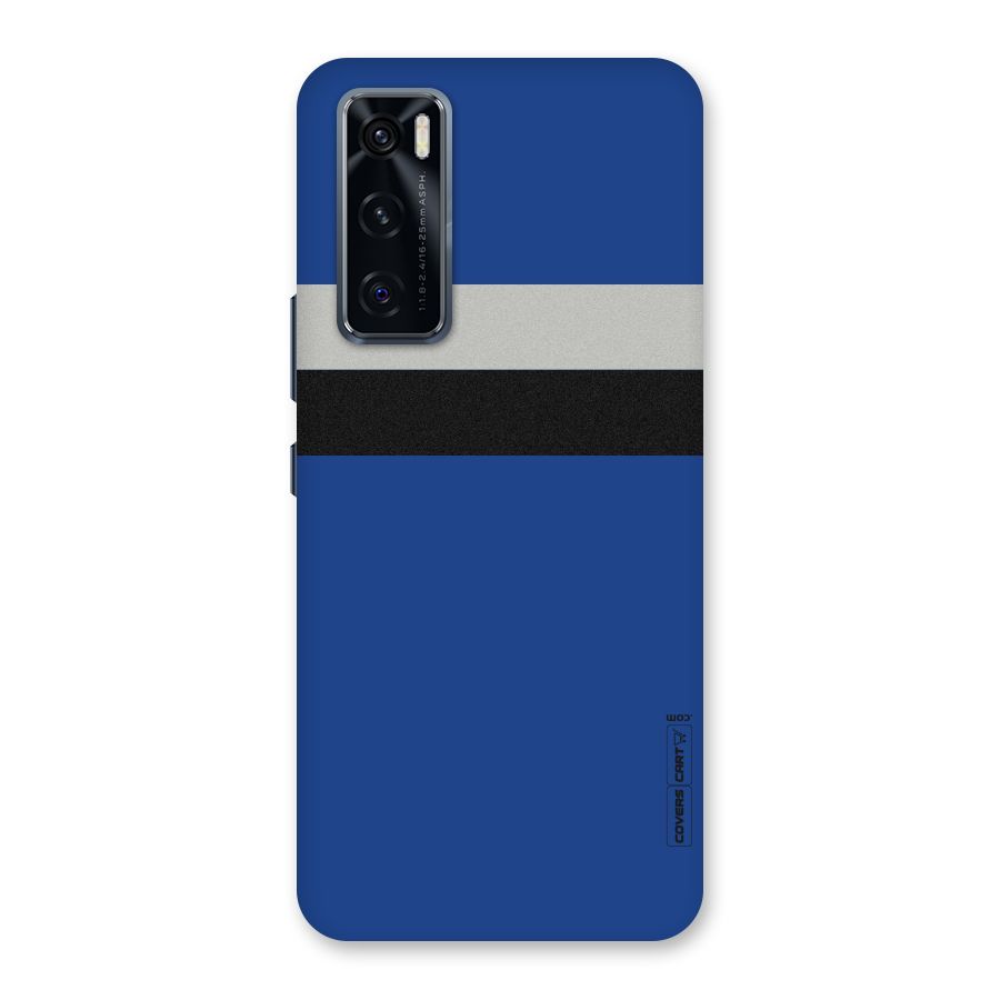 Grey Black Strips Back Case for Vivo V20 SE