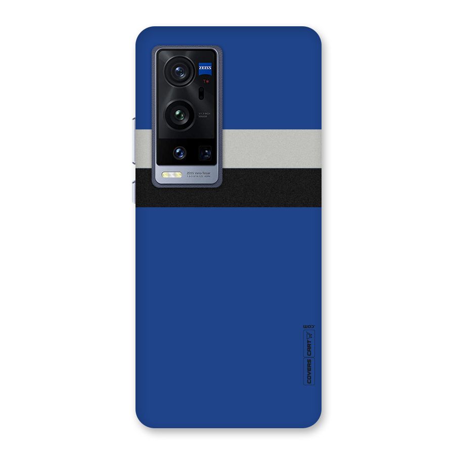 Grey Black Strips Back Case for Vivo X60 Pro Plus