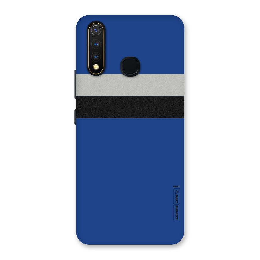 Grey Black Strips Back Case for Vivo Y19