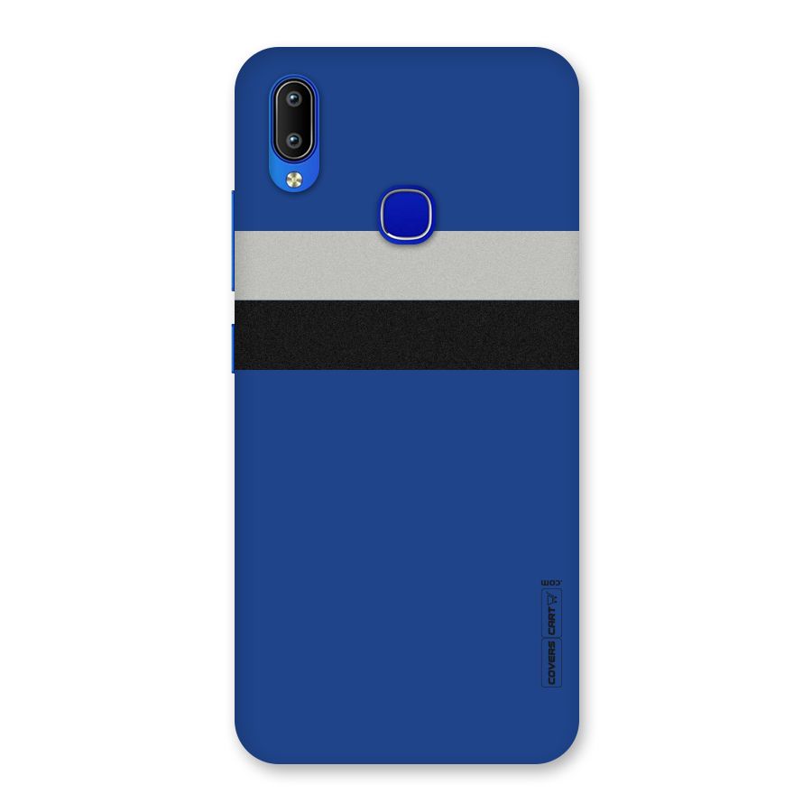 Grey Black Strips Back Case for Vivo Y91