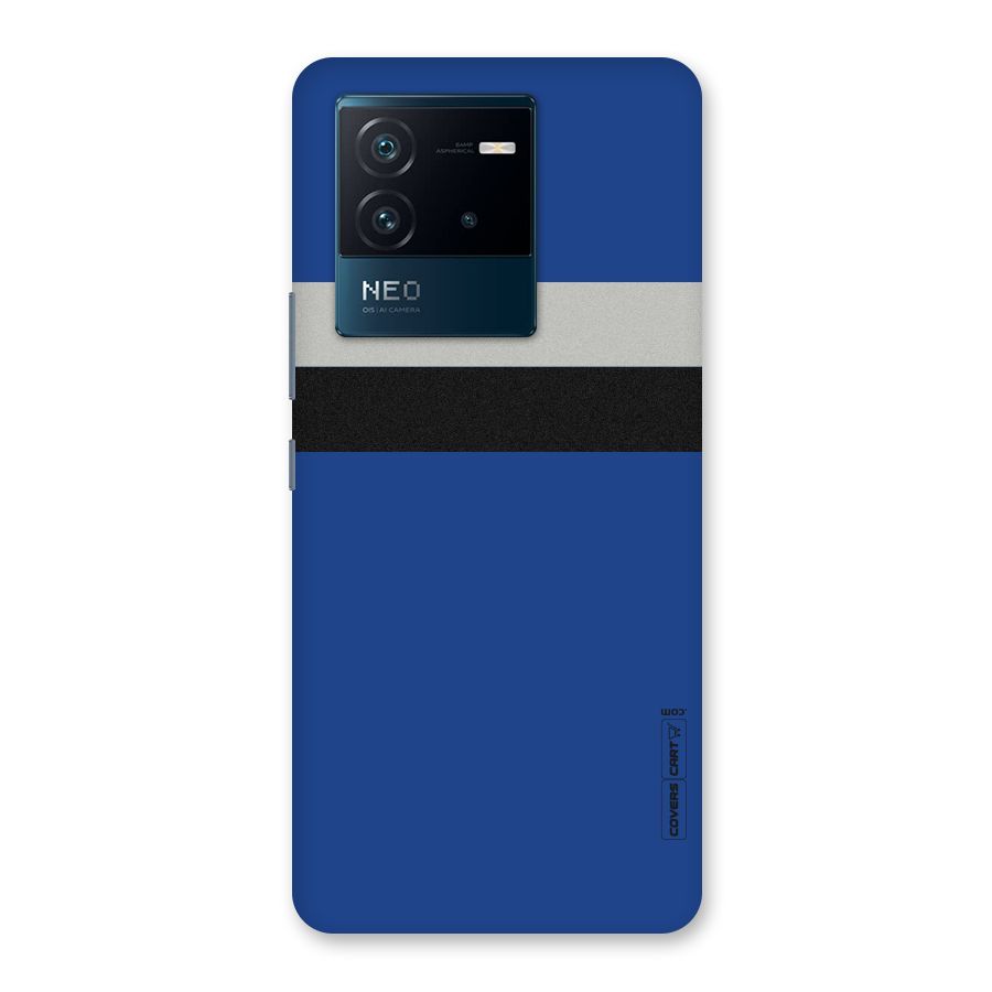 Grey Black Strips Back Case for Vivo iQOO Neo 6 5G