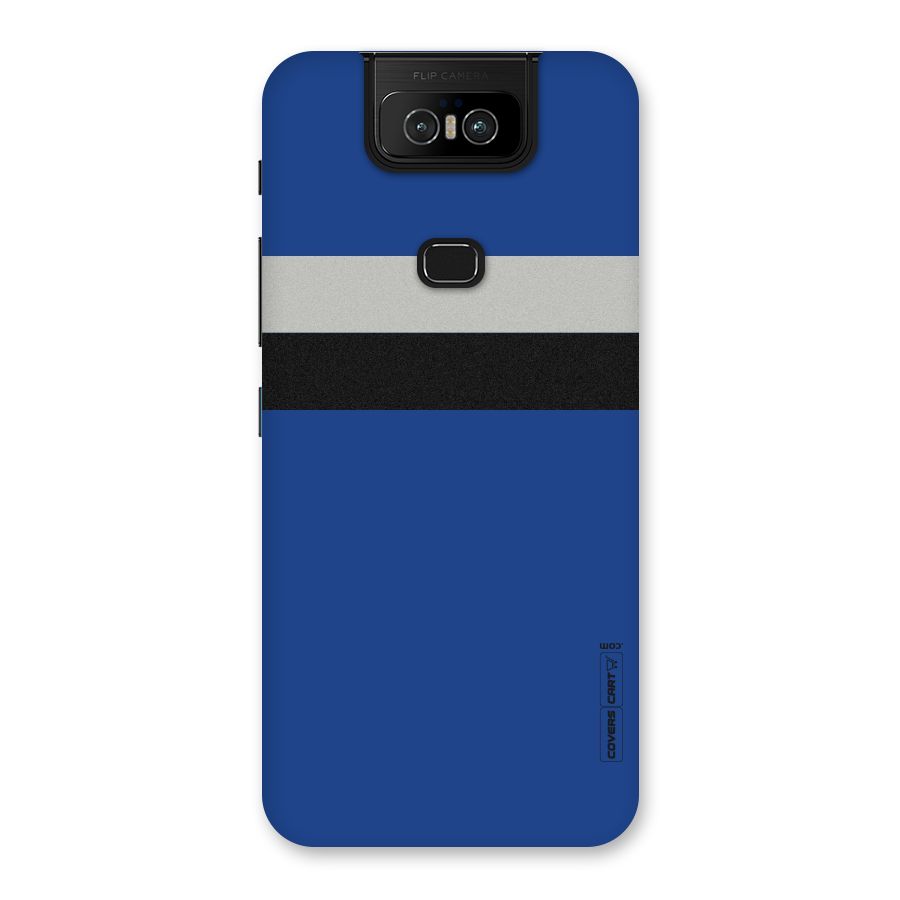 Grey Black Strips Back Case for Zenfone 6z