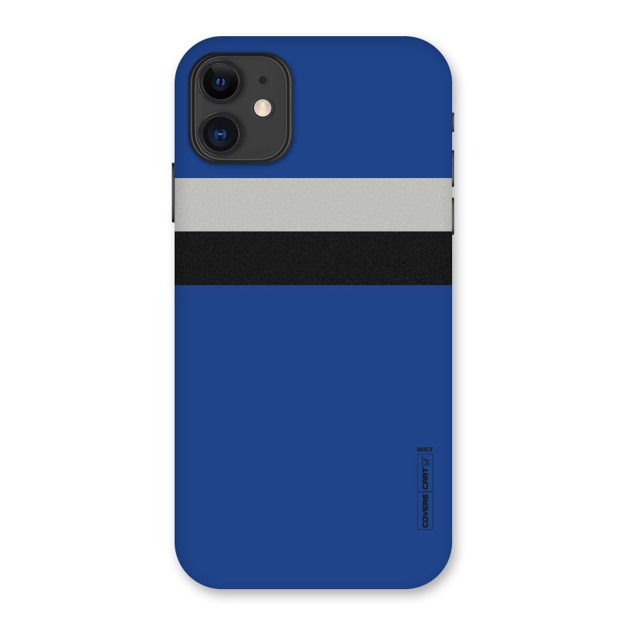 Grey Black Strips Back Case for iPhone 11