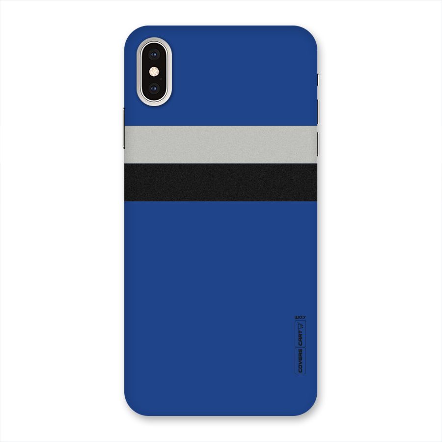 Grey Black Strips Back Case for iPhone XS Max