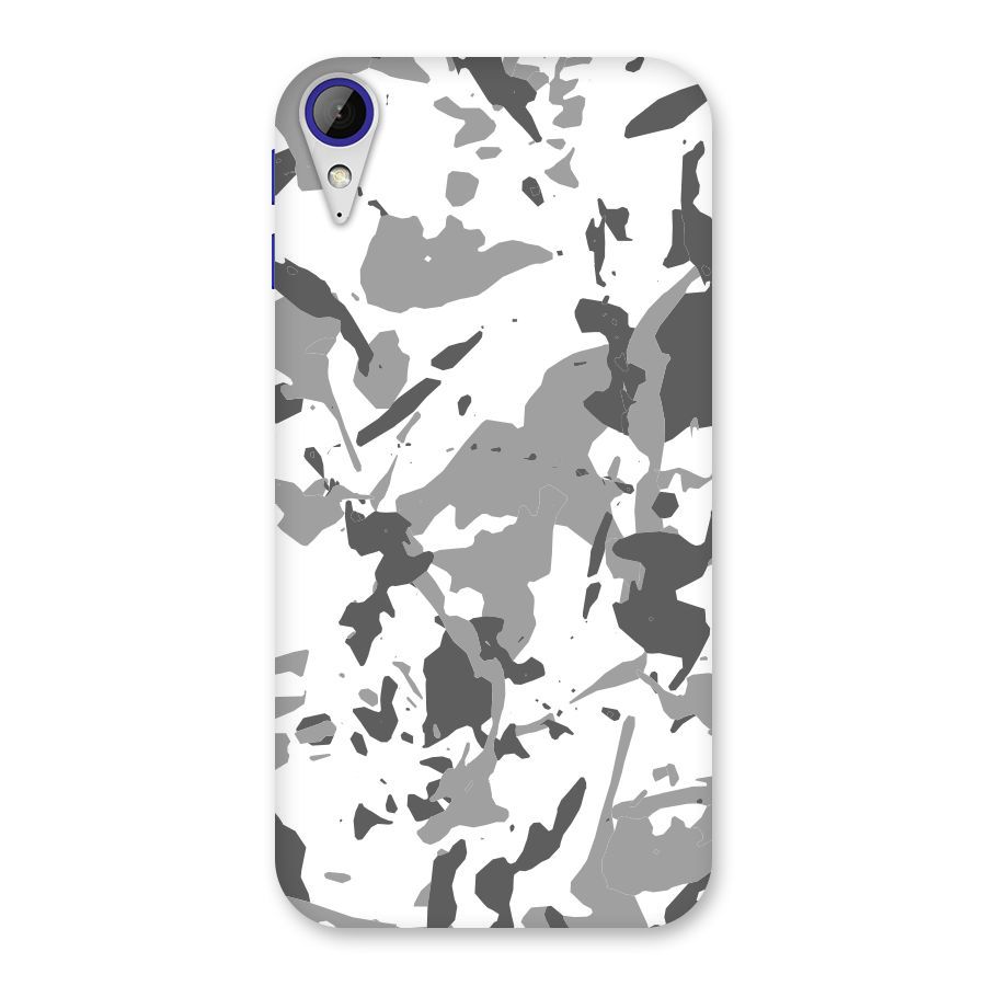 Grey Camouflage Army Back Case for Desire 830
